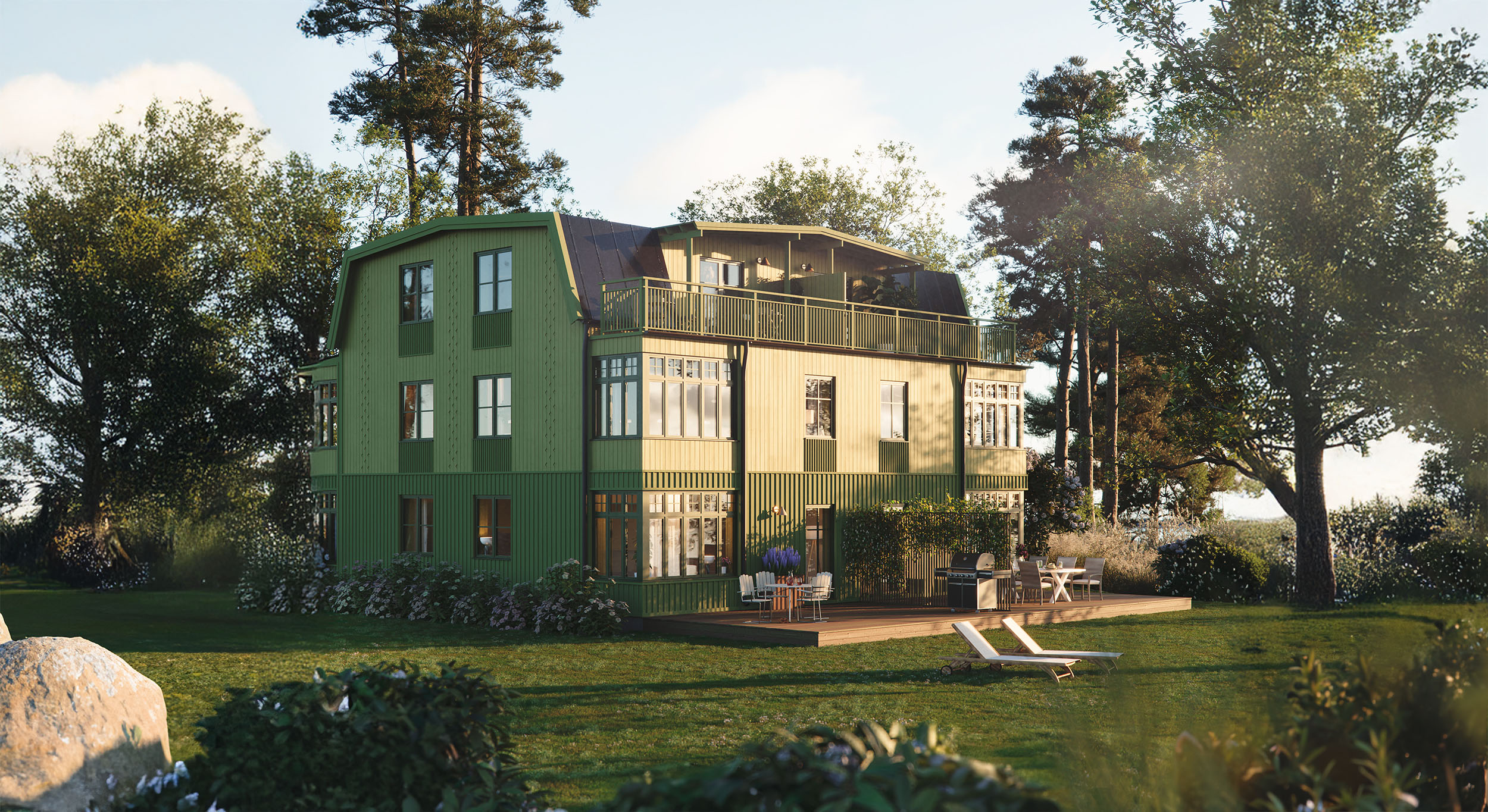 Exteriör Baggensfjärdshöjden