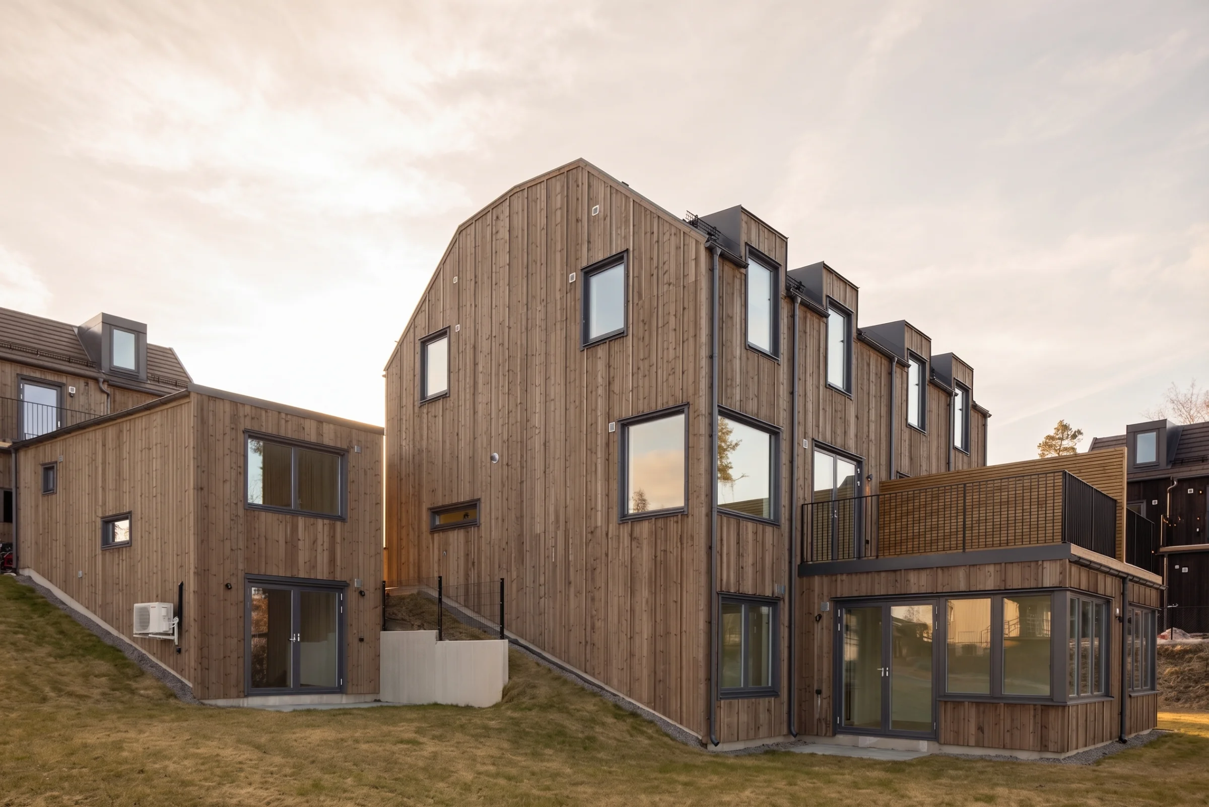 Fågelstigen parhus exteriör