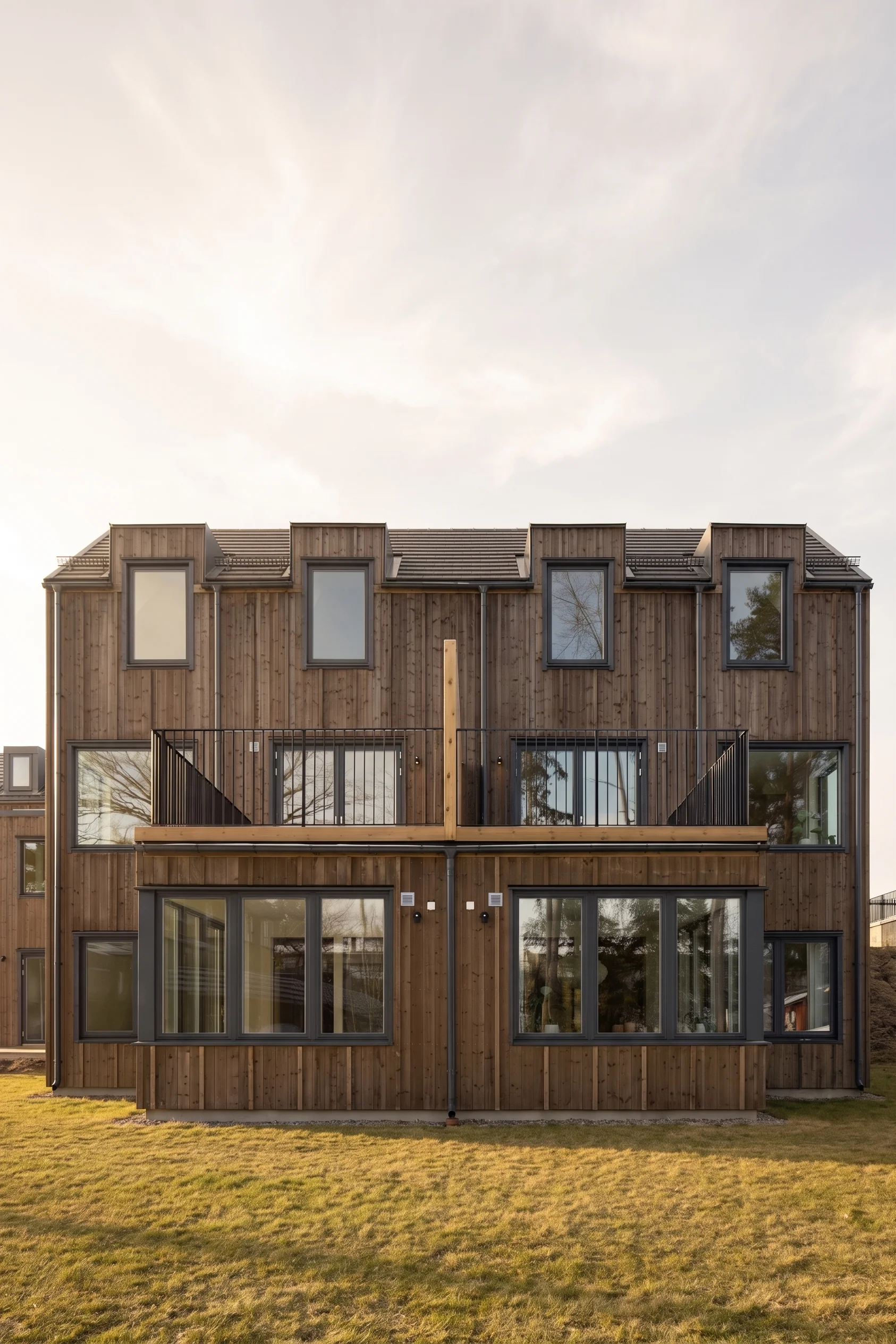 Fågelstigen parhus exteriör