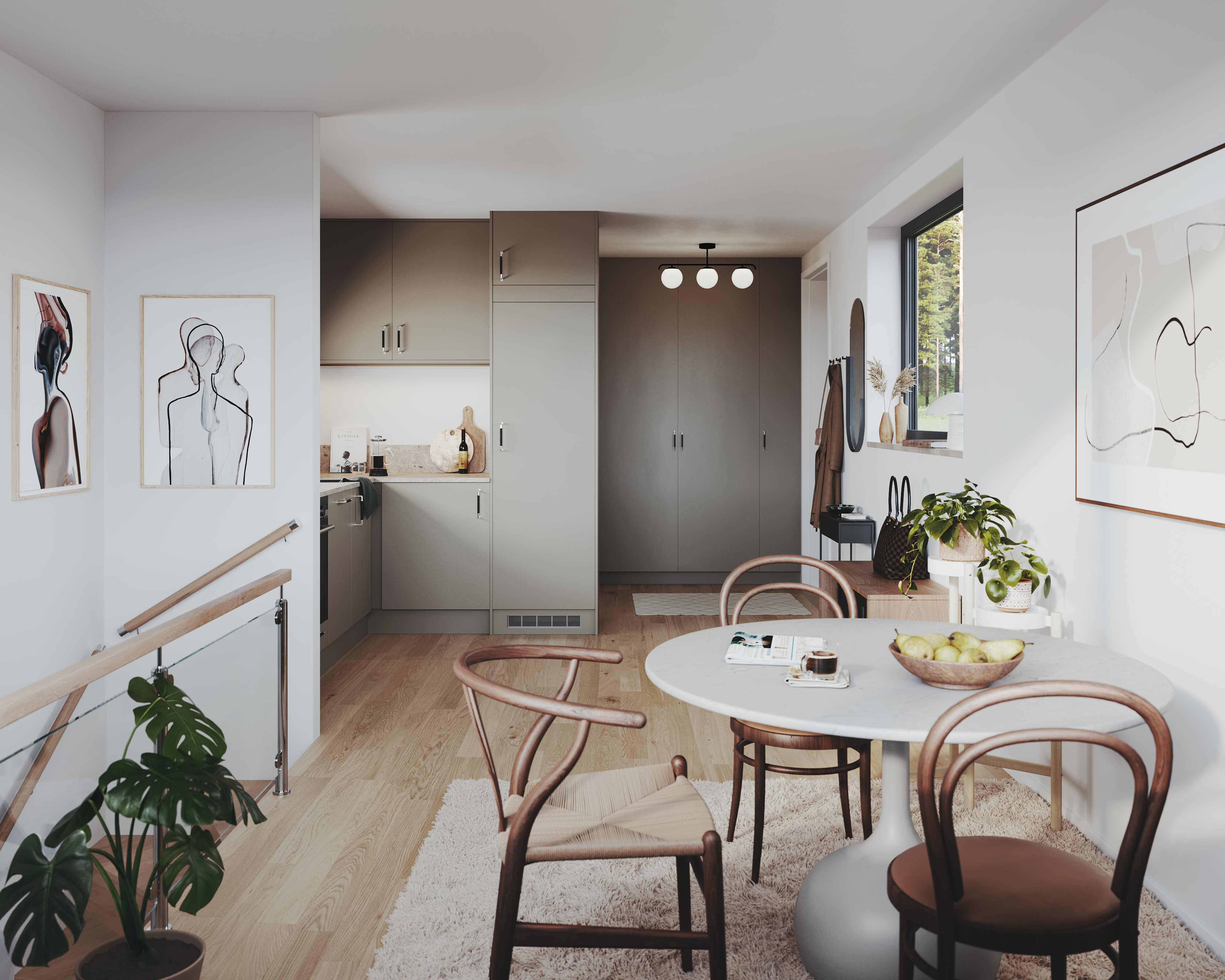 Vegalund minivilla interiör souterräng