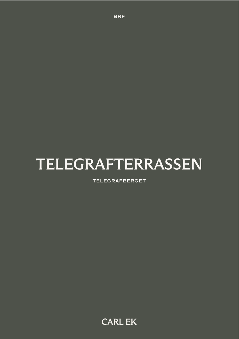 Telegrafterrassens
projektbok